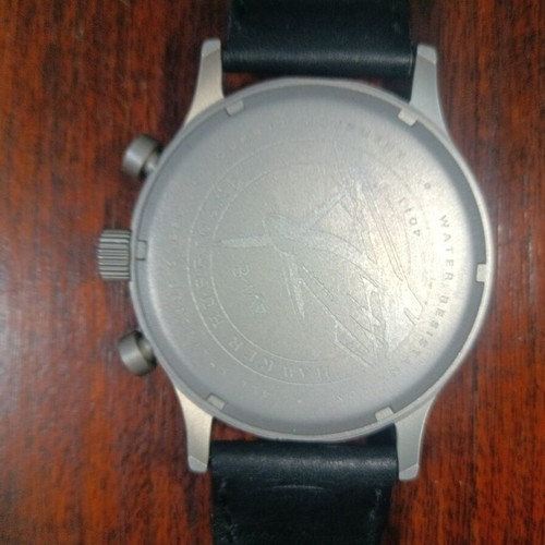 Avi-8 Pilot Watch new, leather strap, blue