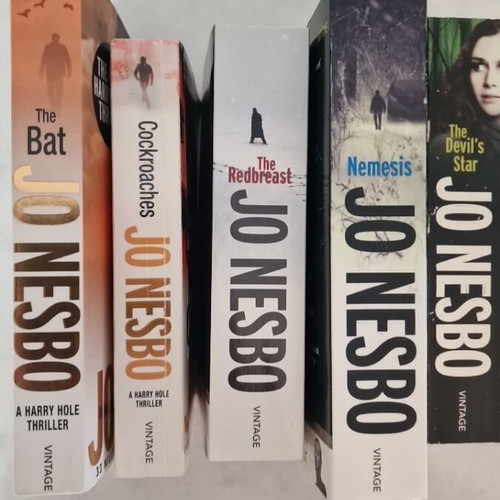 Jo Nesbo Harry Hole thriller books 1 to 5 new, English