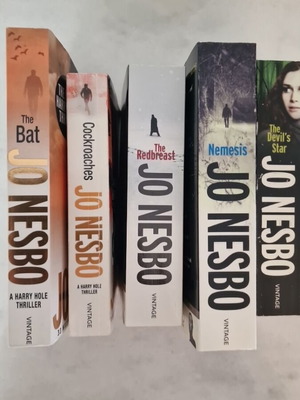 Jo Nesbo Harry Hole thriller books 1 to 5 new, English
