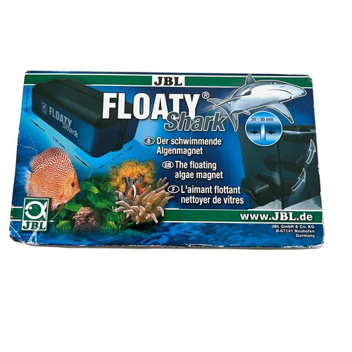 JBL Floaty Shark magnetic cleaner for aquarium panes up to 30 mm new