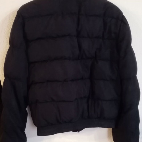 Wrangler men's black down jacket used, khaki interior, size M