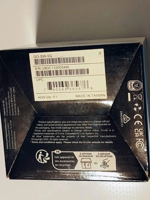 Dlinkgo 5-Port Gigabit Desktop Switch GO-SW-5G sealed new