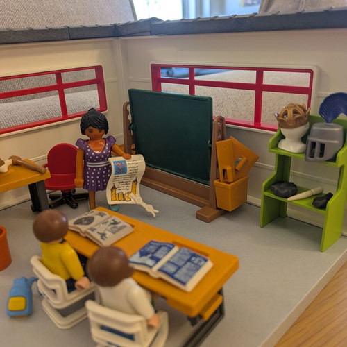 Playmobil 9455 History Classroom used