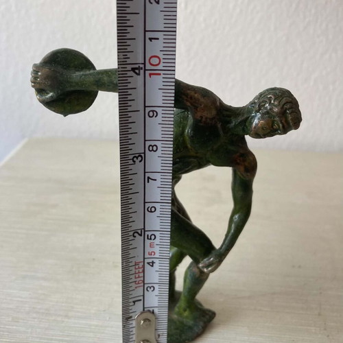 Discobolus bronze replica like new