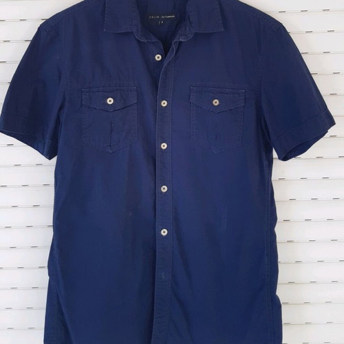 Celio men's shirt navy blue like new, size S