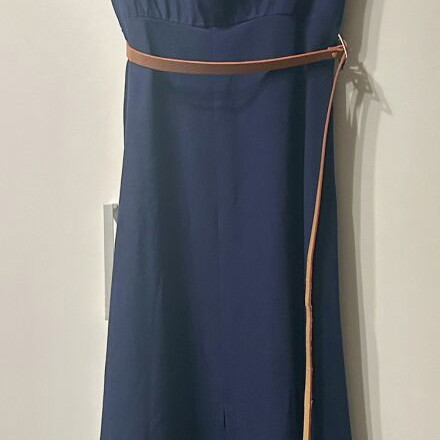 Anel blue midi dress new unworn, size S