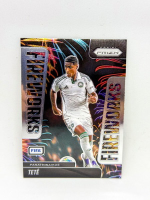Panini FIFA Prizm 2025/26 Tetê Fireworks Insert Card Panathinaikos FC brand new