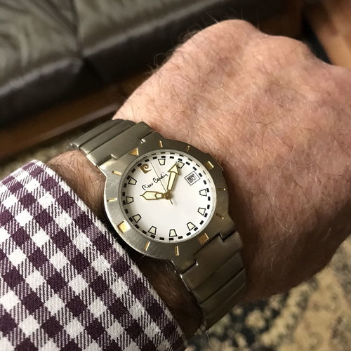 Pierre Cardin watch new with luminous hands and waterproof