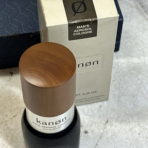 Kanøn Man’s Aerosol Cologne 3.25 oz collectible with original box