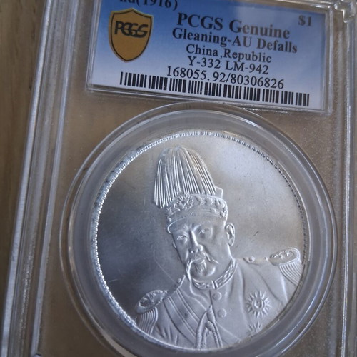 PCGS Genuine Gleaning-AU Defalls China Republic coin replica