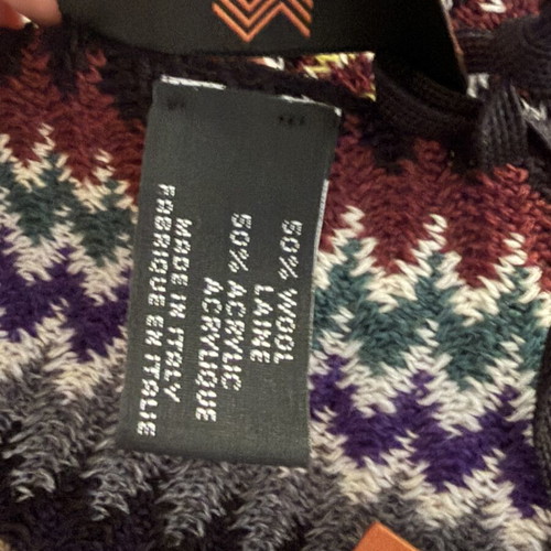 Missoni Poncho new, colorful design