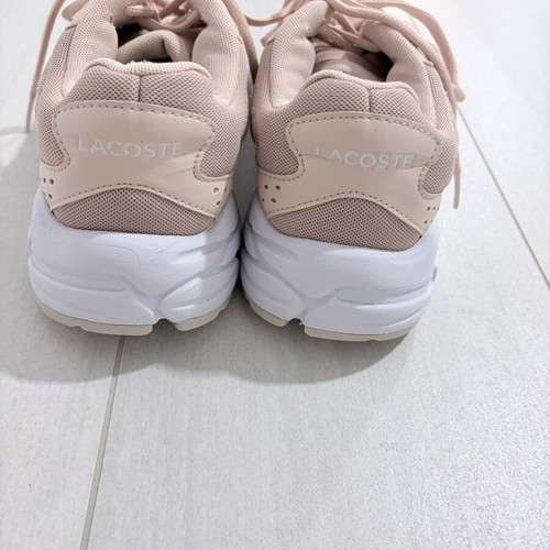 Lacoste sneakers, pink, size 38, sport style