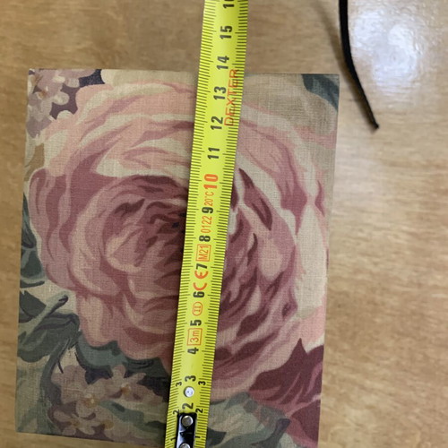 Fabric Jewelry Drawer used, height 16.5cm width 11.5cm length 14cm