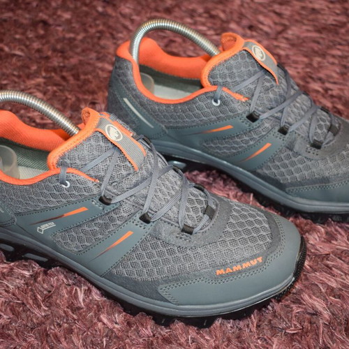 Mammut MTR 71 Low Gore Tex men's sports shoes like new, size 43.5, gray and orange