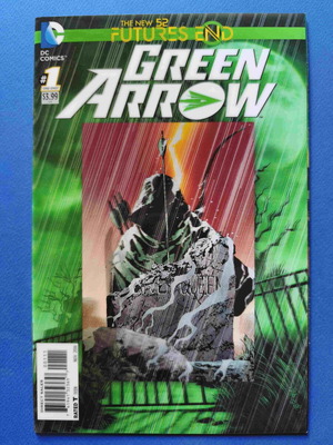 Batwing Futures End 1 3-D Motion Cover comic used