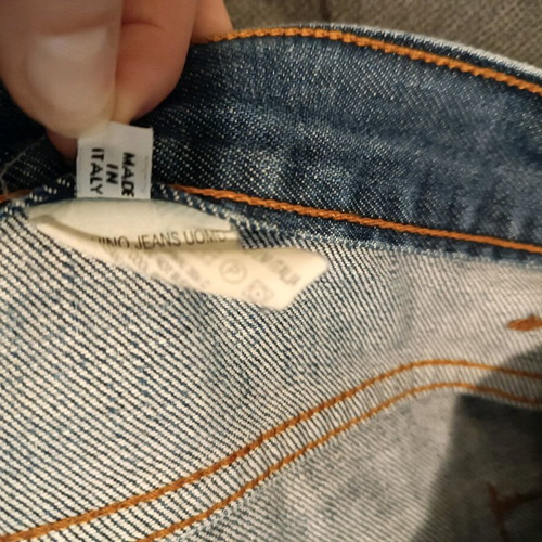 Moschino jeans straight leg used, blue, size 36