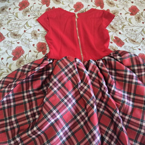 H&M dress like new, red, sizes 134-140 cm