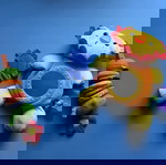  Βρεφικό γυμναστήριο, Fisher price λιοντάρι, ελέφαντας playskool και άλλα παιχνίδια πακέτο.