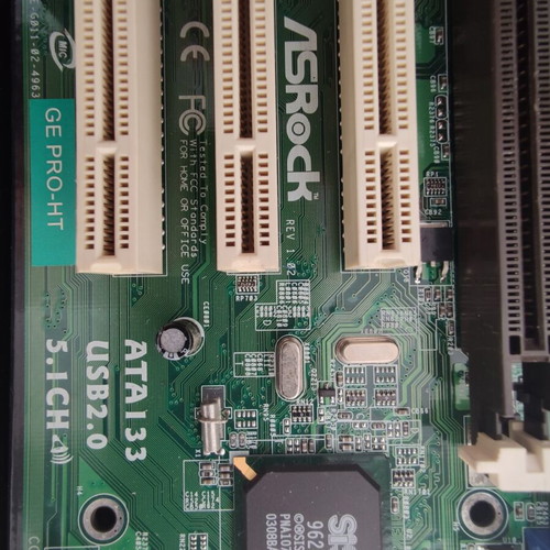 GE PRO-HT Motherboard used with Celeron 2.00GHz CPU and 256MB RAM