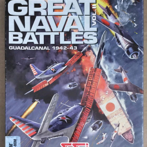 Great Naval Battles Vol.II Guadalcanal 1942-43 PC CD-ROM like new