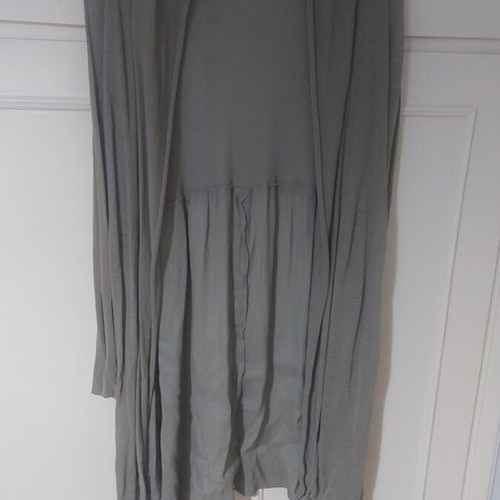 Rococo women's long cardigan green, like new, size S