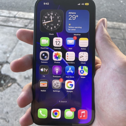 iPhone 13 midnight blue 128GB like new with box
