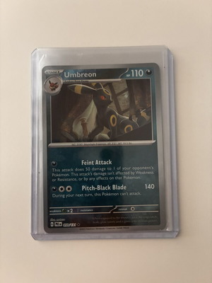 Umbreon 059/131 Pokeball card from Prismatic Evolutions like new