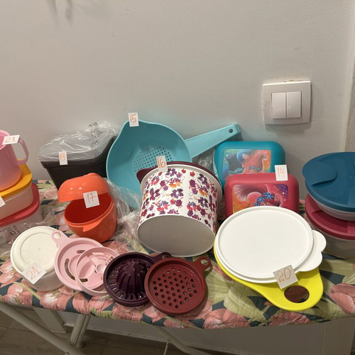 Tupperware kitchen set new, variety of containers and accessories
