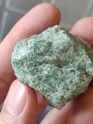 Fuchsite new from Madagascar, vibrant green collectible sample