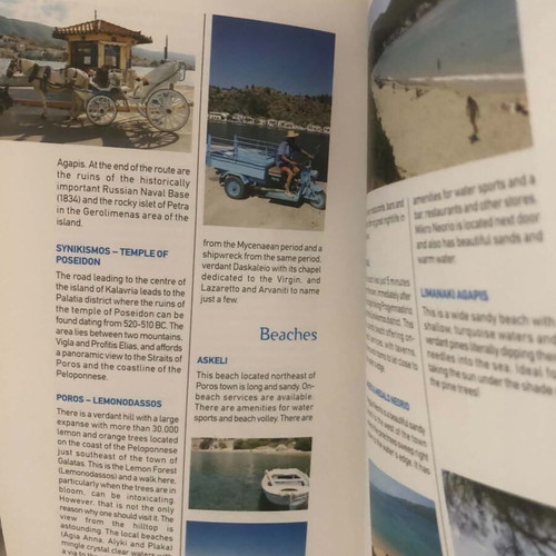 Tourist guides pack like new, Greek and English