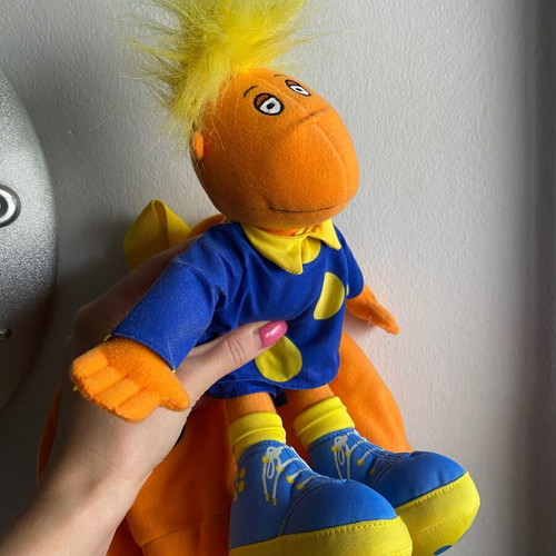 Tweenies Jake Puppet Plush Backpack 1998/1999 used, British TV show