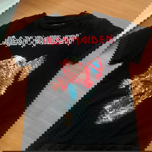 Tshirt Iron Maiden μεταχειρισμένο, Zara, μέγεθος 3-4 ετών, μαύρο