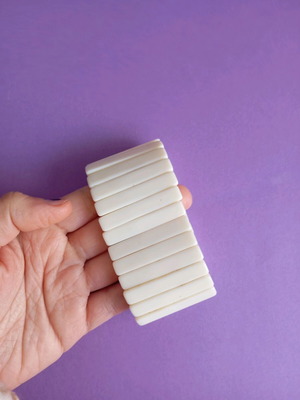 Bracelet white used, elastic