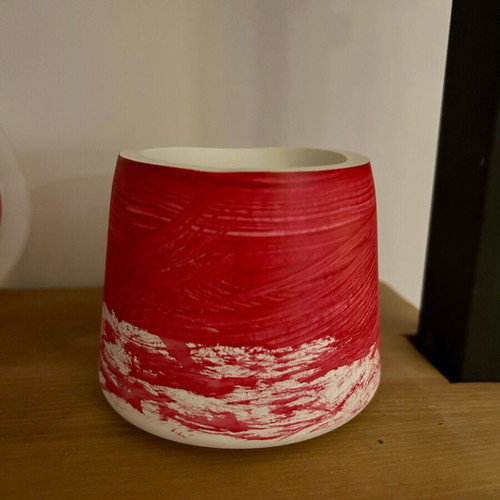 Decorative storage container new handmade with unique inner design