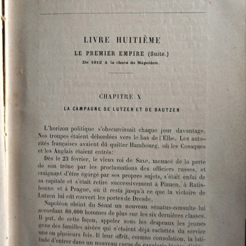 Histoire d'un Siècle volumes 4 and 6 used, 19th century edition