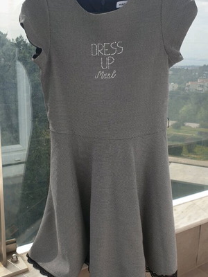 Φόρεμα Marasil κοριτσίστικο γκρι, σαν καινούργιο, μέγεθος 158 cm