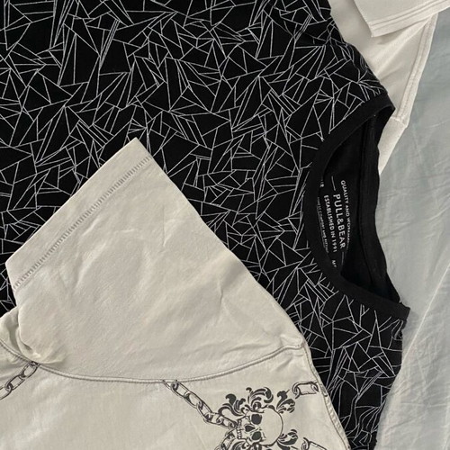 Blouses pack Mango, Pull and Bear, Pepe Jeans used, sizes small to large
