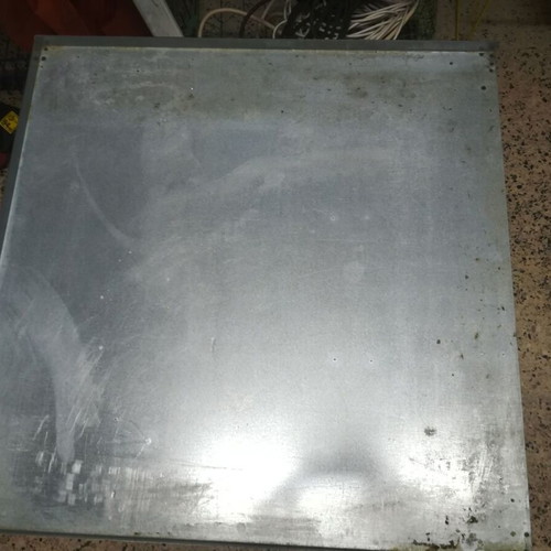 Galvanized base for fan oven or washing machine