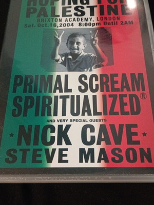 Hoping for Palestine DVD like new, rock concert