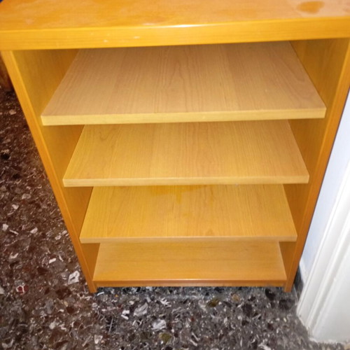 Shelf bedside table with wheels like new