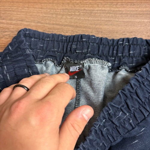 Nike men's shorts size S used, blue with design