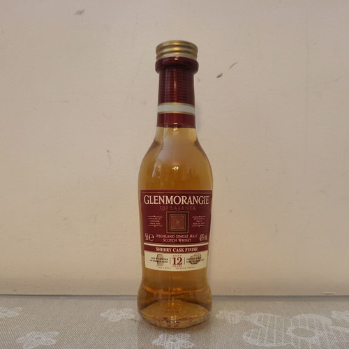 Glenmorangie 12yo The Lasanta whisky miniature new, Sherry Cask Finish