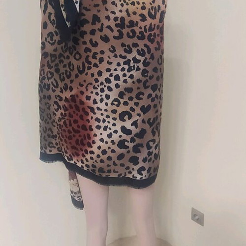 Leopard print pashmina new, scarf and pareo