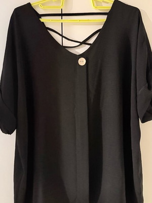 Women's Black Airy Blouse like new, size XXL