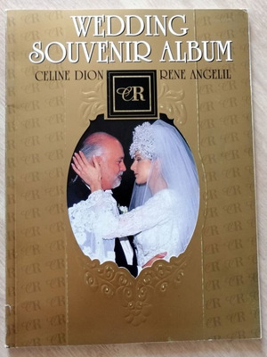 Celine Dion Wedding Souvenir Album used, official collectible wedding book 1994