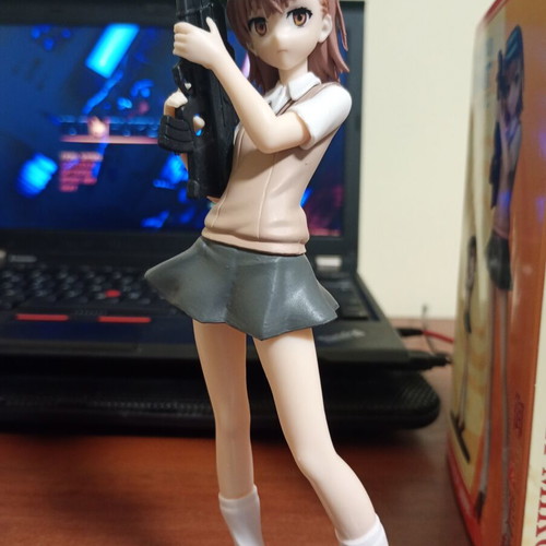 Anime Figure Mikoto Misaka and Elaina like new, set of 2 with boxes