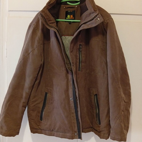 Men's jacket size 52 brown like new