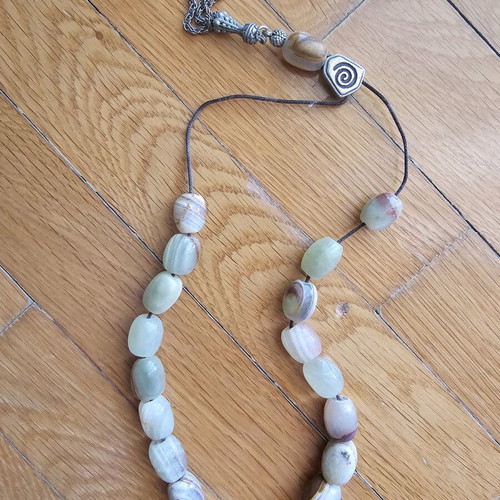 Worry beads like new made of precious stones