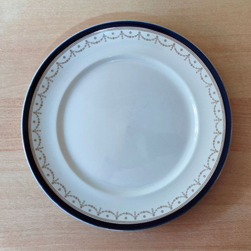 Dunn Bennett Royal Victoria Pottery set of 3 vintage English platters used