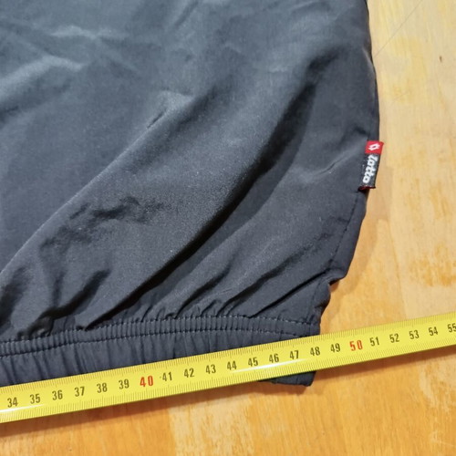 Lotto windbreaker jacket XL, black and grey, Italian sport design